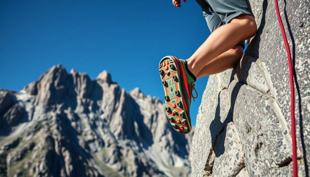 Beinarbeit statt Armkraft beim Klettern Beinarbeit statt Armkraft beim Klettern