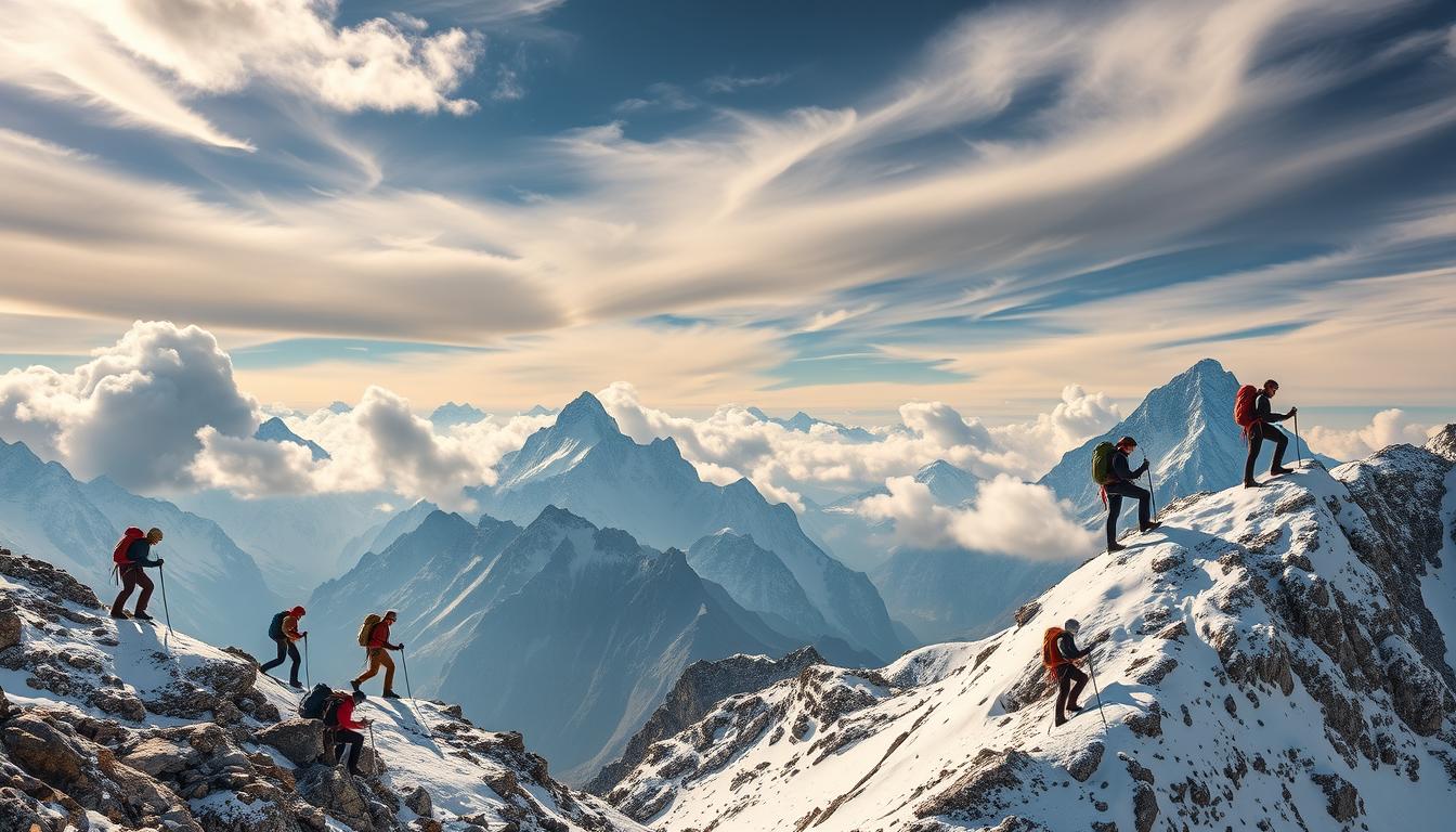 Die Geschichte des Bergsteigens