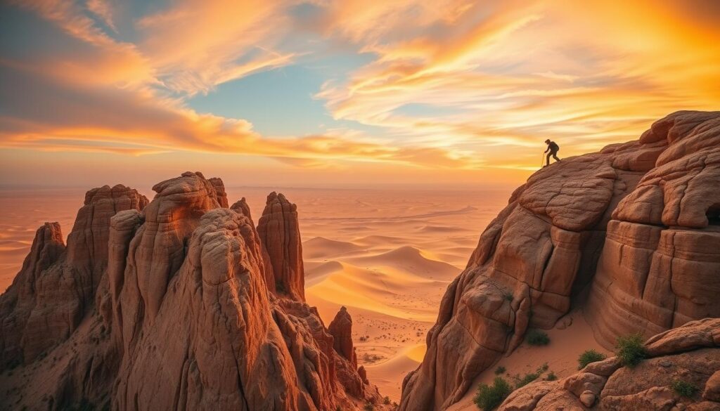 Klettern Sahara letzte Tage