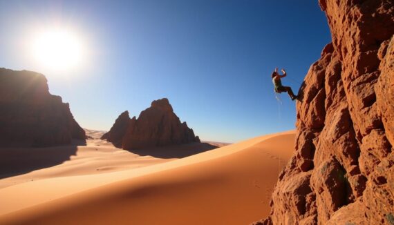 Kletterrouten in der Sahara: Ein Abenteuer