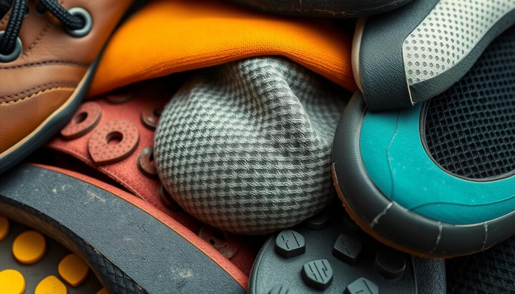 Kletterschuhmaterialien Kletterschuhmaterialien