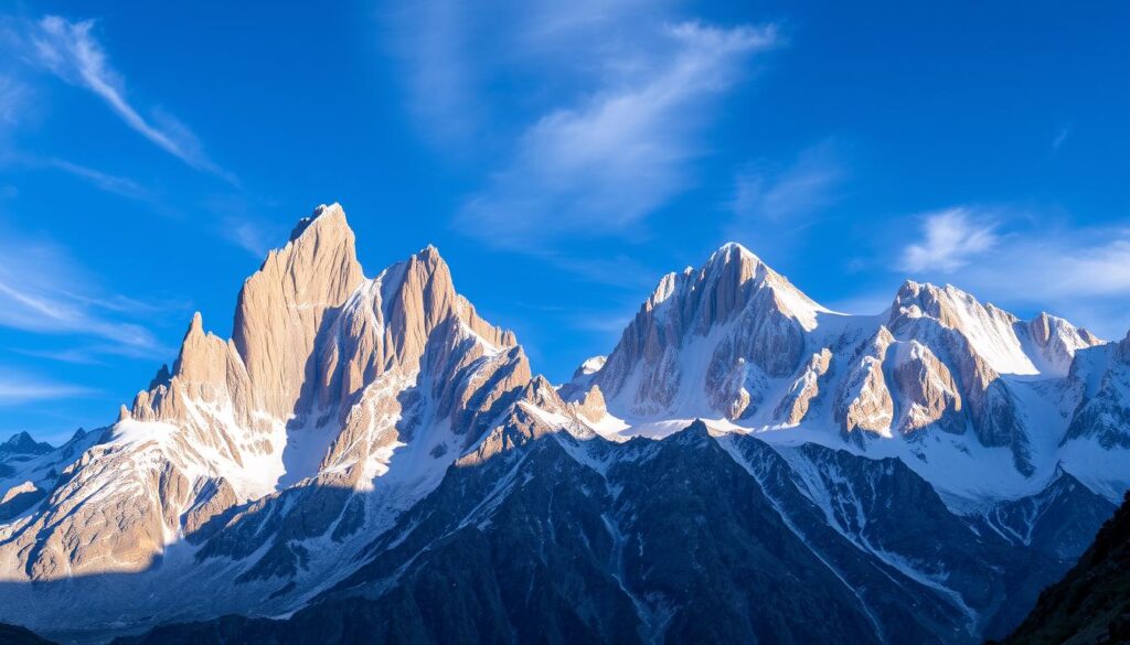 Majestätische Gipfel des Karakorum-Gebirges
