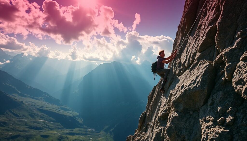 Mentale Stärke durch Klettern