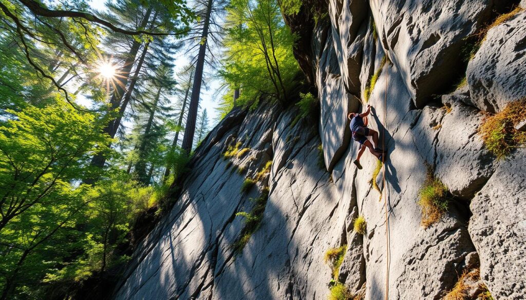 Naturverbundenheit beim Klettern Naturverbundenheit beim Klettern