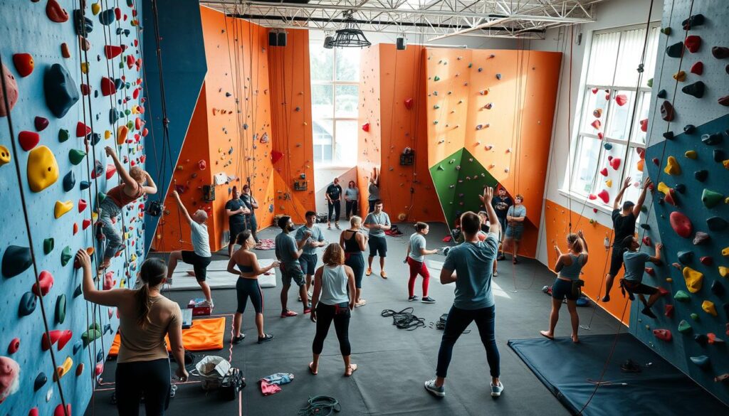 Regelmäßiges Klettertraining