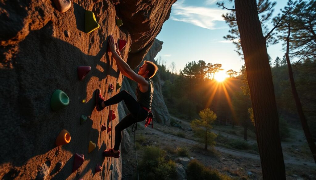 Regelmäßiges Klettertraining