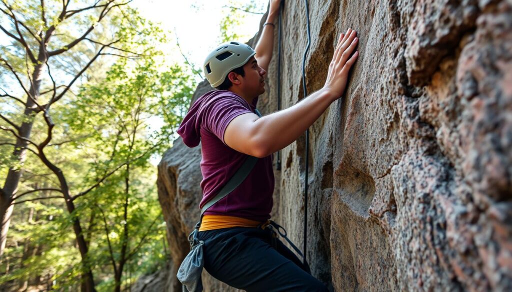 Verletzungsvermeidung beim Klettern