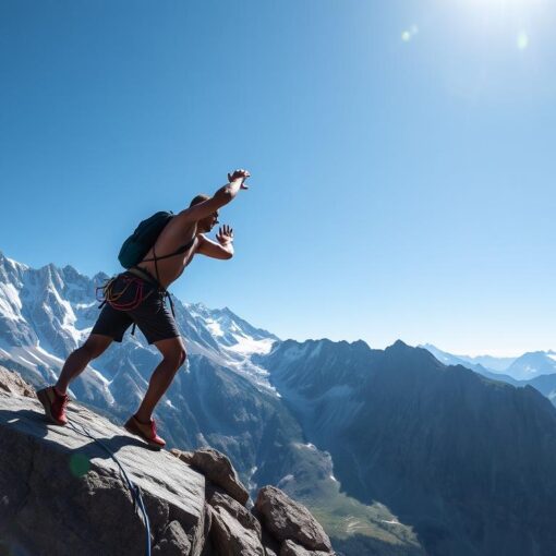 Warum die Körperposition beim Klettern so wichtig ist