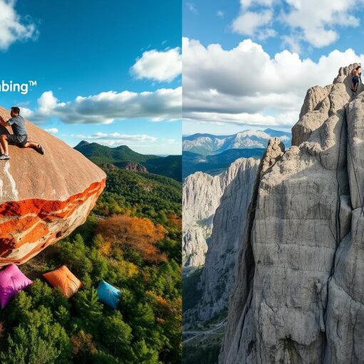Was unterscheidet Bouldern vom Klettern?
