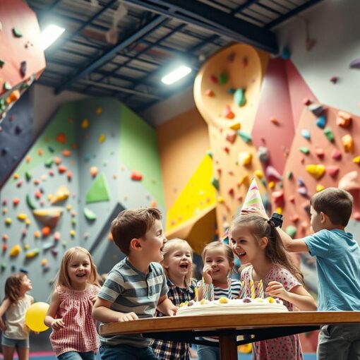 Boulderhalle Kindergeburtstag