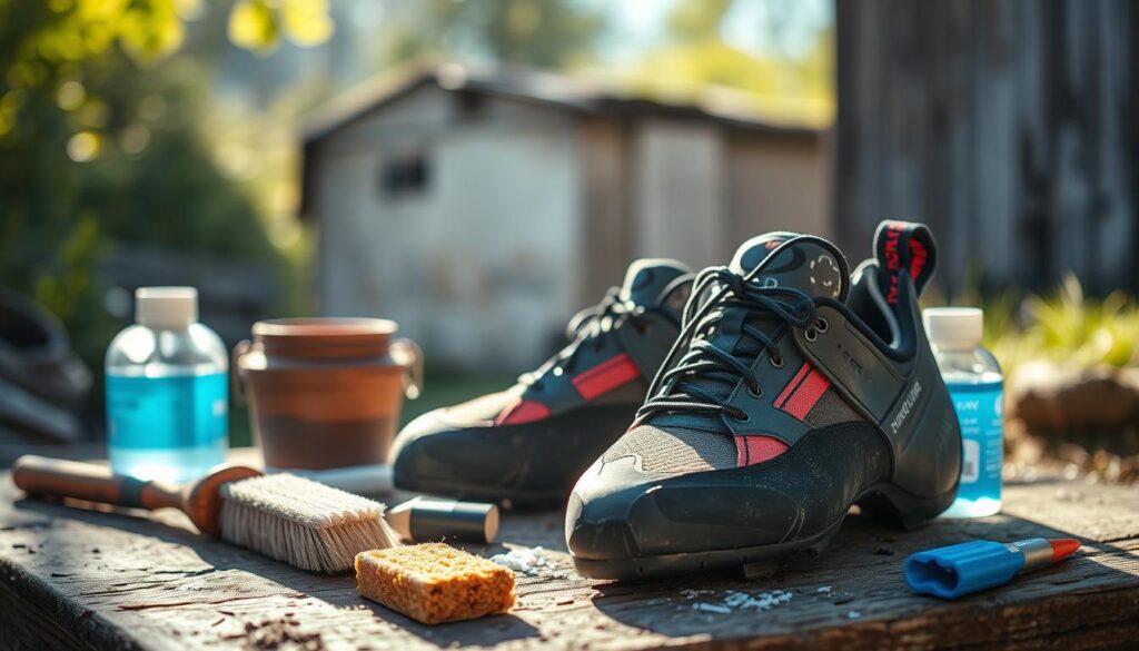 Klettersteigschuhe Pflege