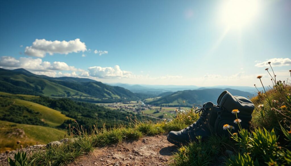 Saale Horizontale wandern