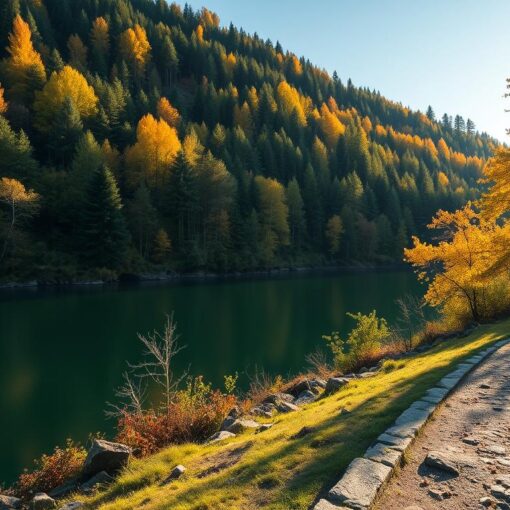 wandern an der Edertalsperre