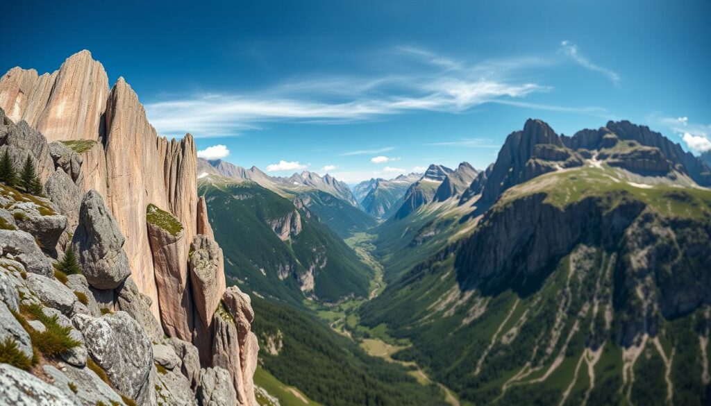 Dolomiten Klettersteig Panorama