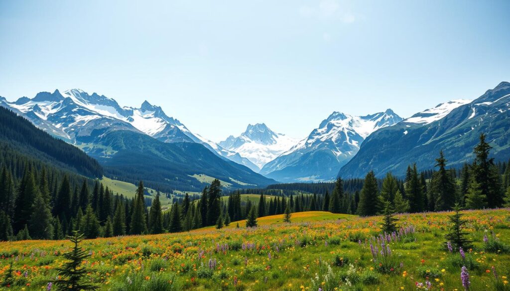 Die Alpen Höhenstufen von den Tälern bis zum Gipfel