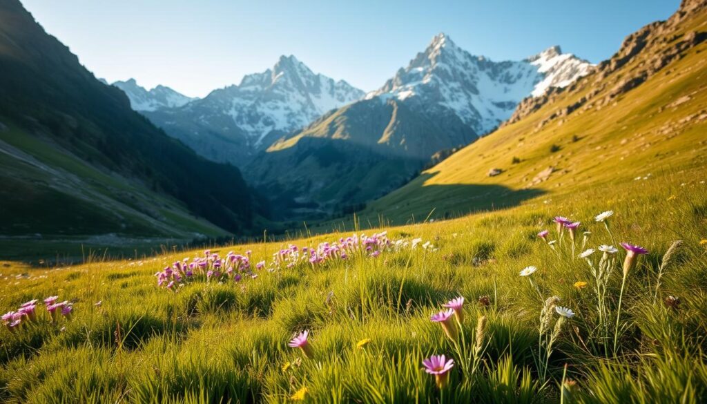 Montane Höhenstufe in den Alpen