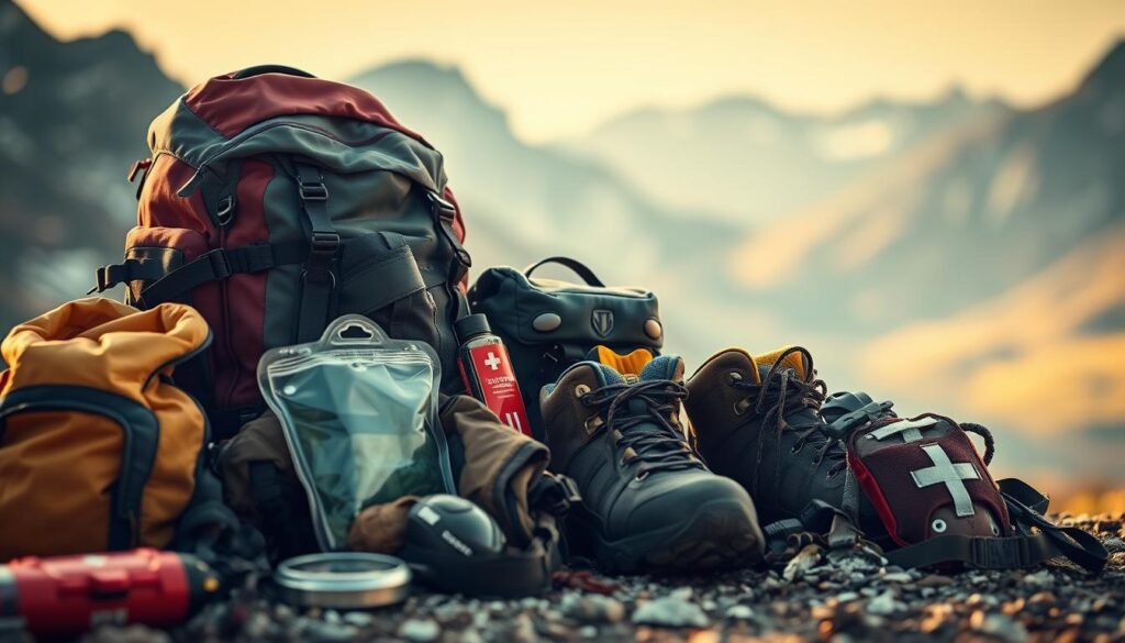 Trekking Ausrüstung Vorbereitung