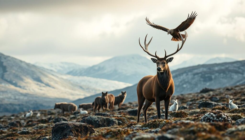 Wildtiere in den Highlands Wildtiere in den Highlands