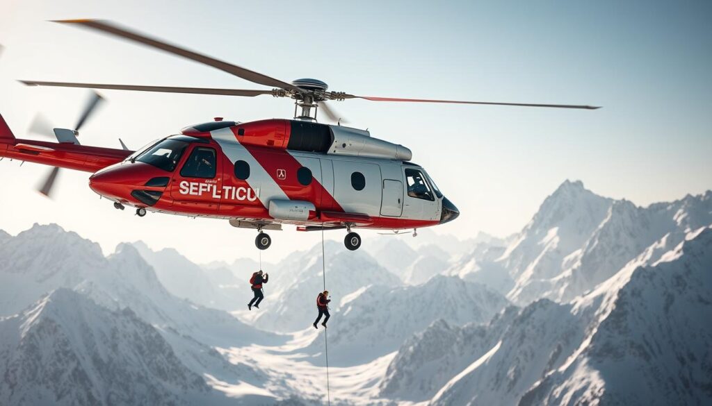 Bergrettung Hubschrauber Einsatz