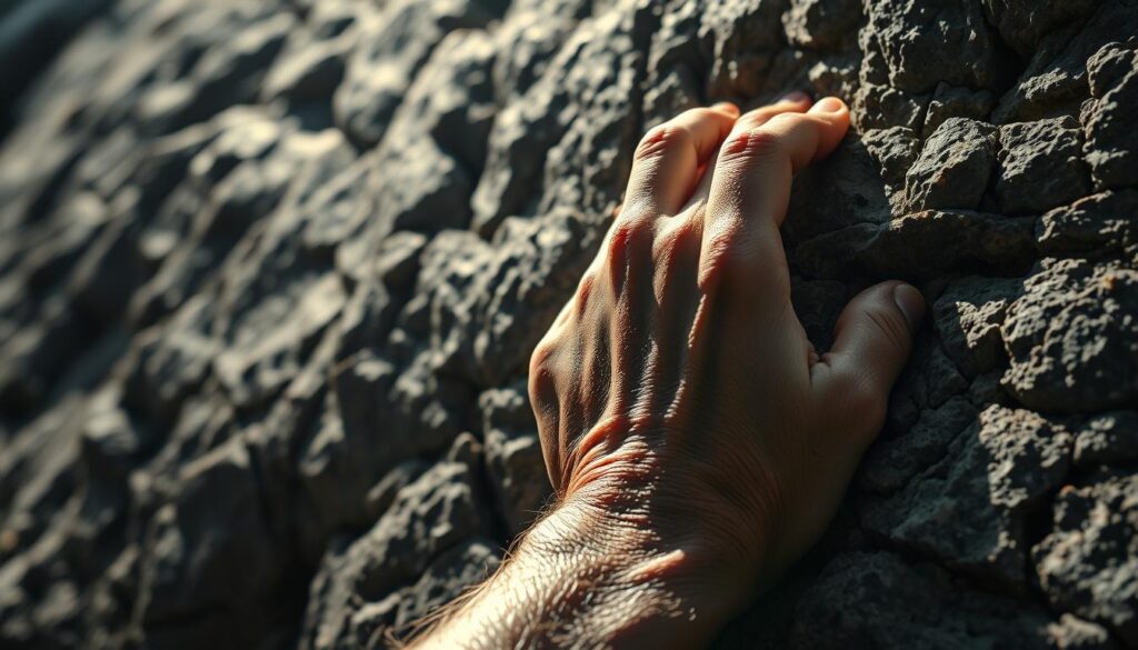 Griffkraft beim Klettern Griffkraft beim Klettern