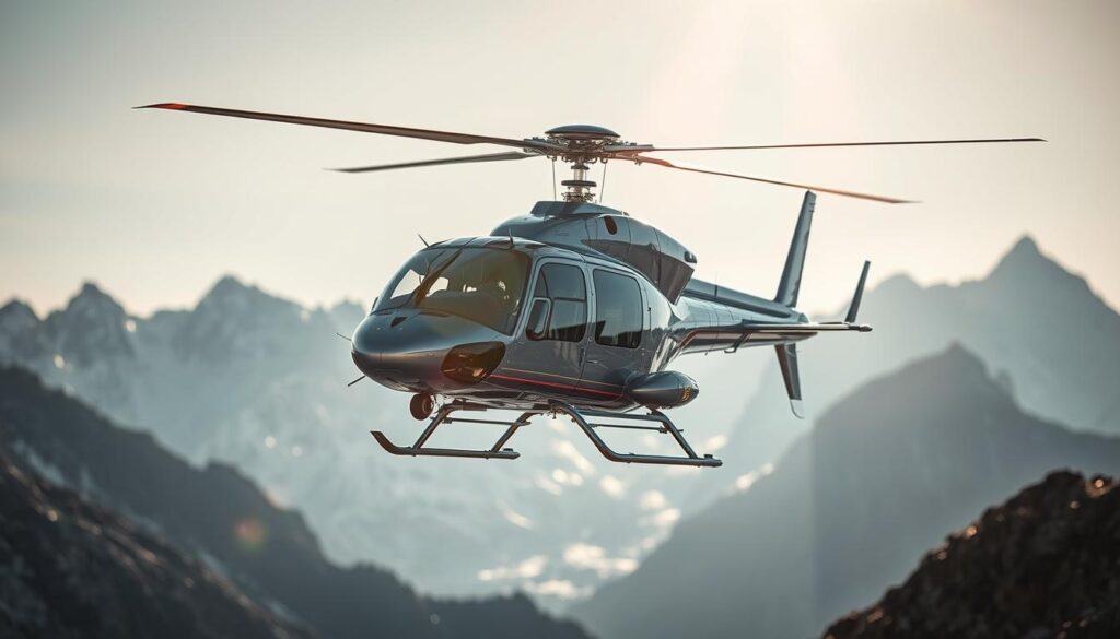 Moderne Notfallhubschrauber Technologie