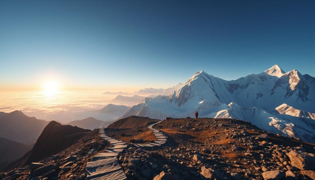 Mount Everest Aufstiegsetappen