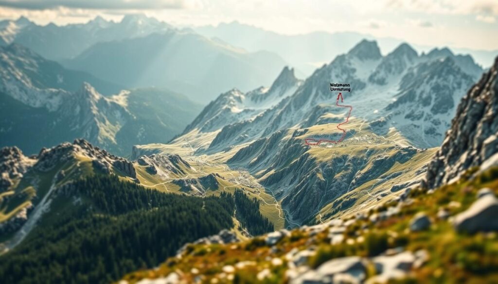 Watzmann Überschreitung Routenplan
