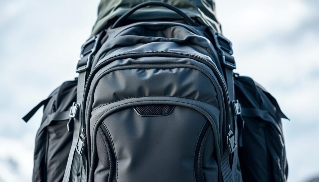 Rucksack für Gletschertouren Tragesystem Rucksack für Gletschertouren Tragesystem