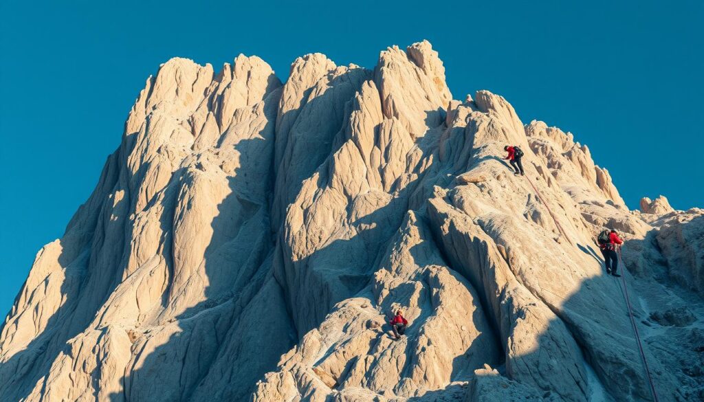 Kletterrouten Nordwand Kessel