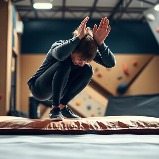 Bouldern richtig fallen
