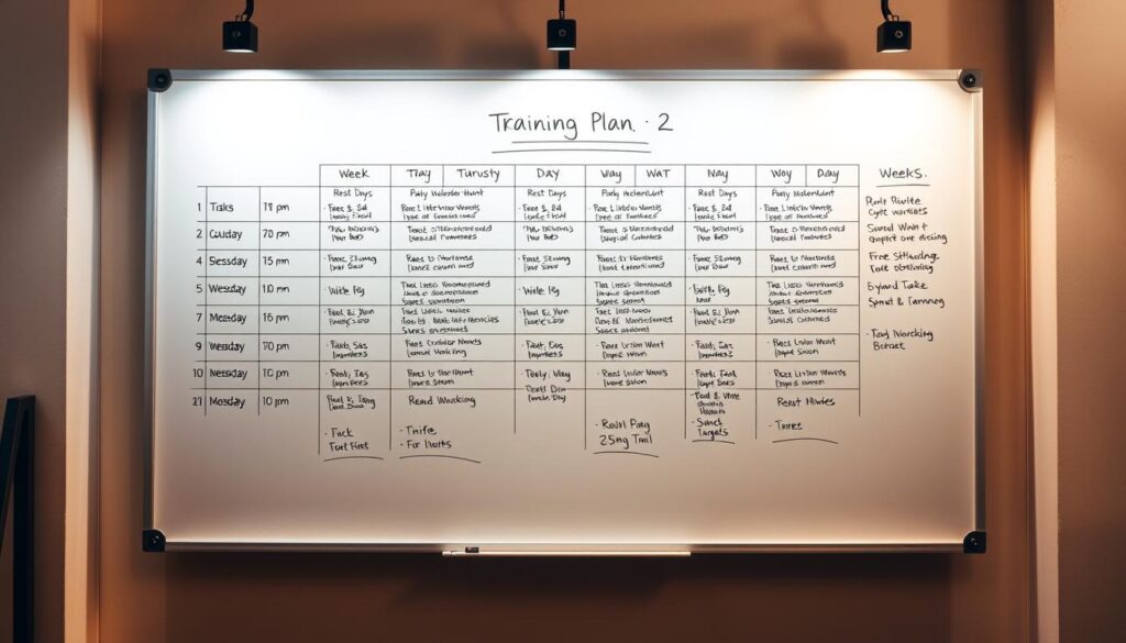 Klettertraining Zeitplan