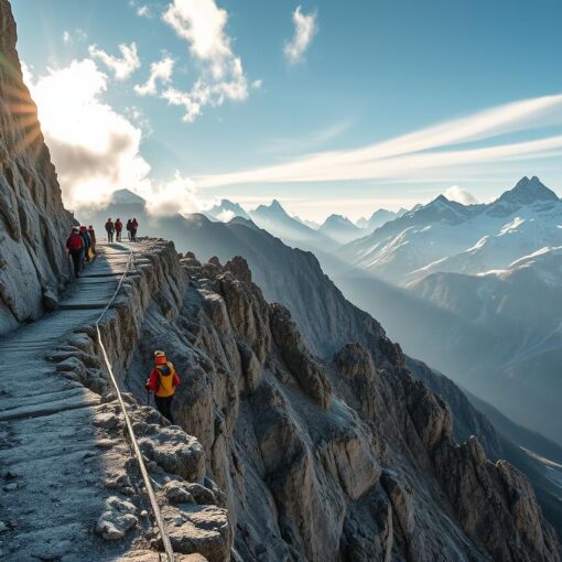 Weiße Gams Klettersteig