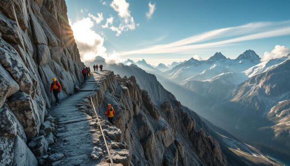 Weiße Gams Klettersteig