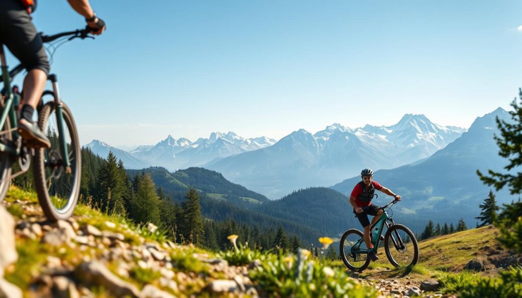 Nachhaltiges Mountainbiken in den Alpen