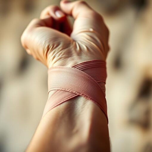 Unterarm tapen klettern