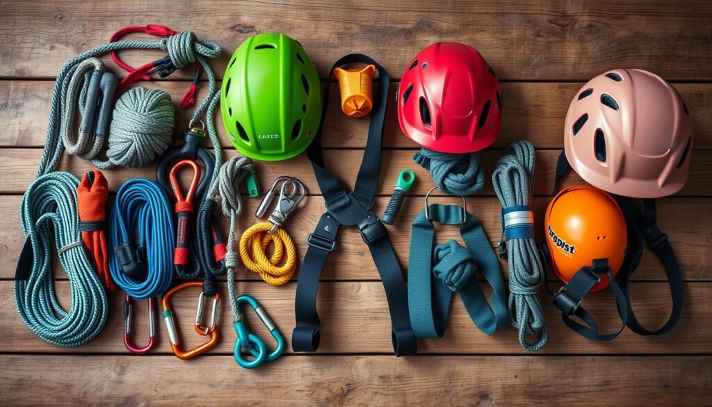 Ausrüstung Klettersteig Vorbereitung Ausrüstung Klettersteig Vorbereitung