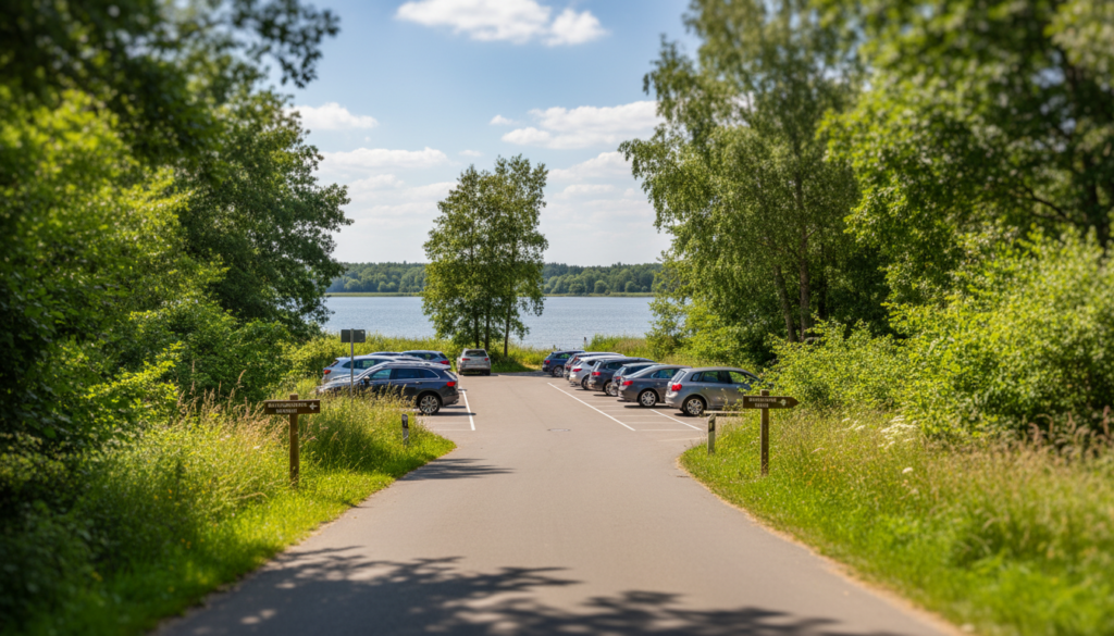 Anfahrt Parkplatz Grabschützer See Anfahrt Parkplatz Grabschützer See