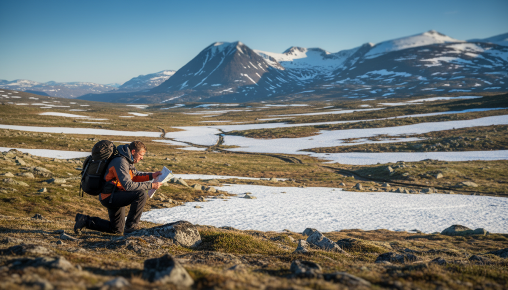 Navigation auf der Hochebene Navigation auf der Hochebene