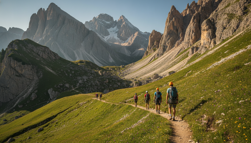 Anreise zum Klettersteig Anreise zum Klettersteig
