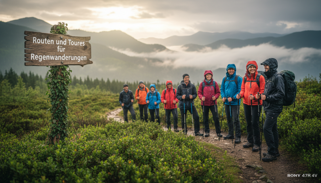 Routen und Touren für Regenwanderungen Routen und Touren für Regenwanderungen
