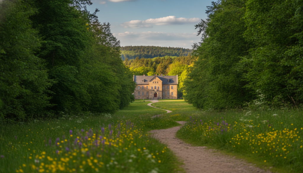 Wanderroute vom Torhaus zum Jagdschloss Sankt Meinolf Wanderroute vom Torhaus zum Jagdschloss Sankt Meinolf