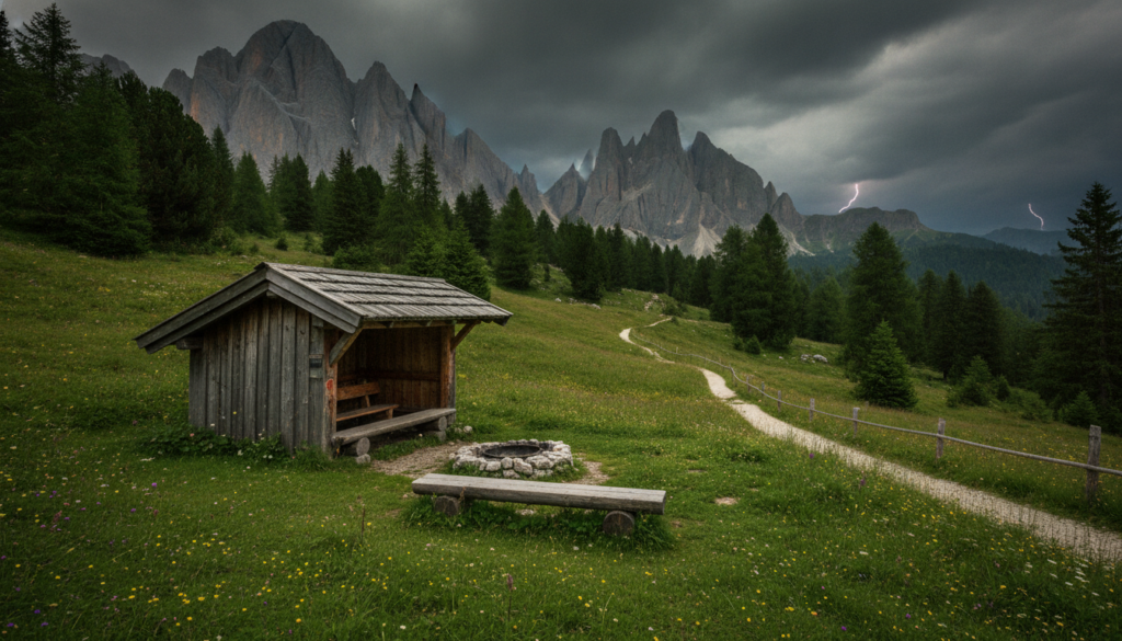 Schutzorte in der Bergwelt finden Schutzorte in der Bergwelt finden